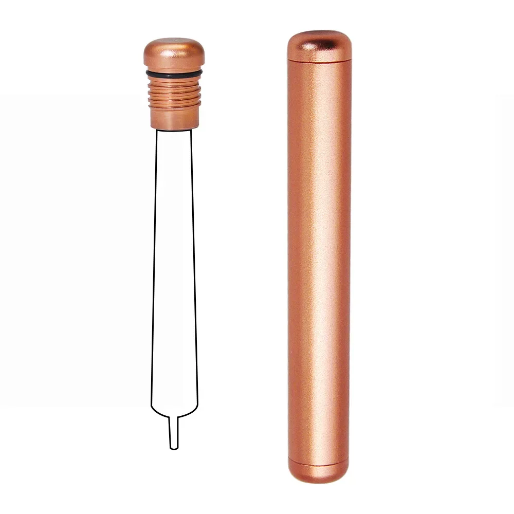 Compact Airtight Aluminum Tube - 4.5-Inch Lightweight Design