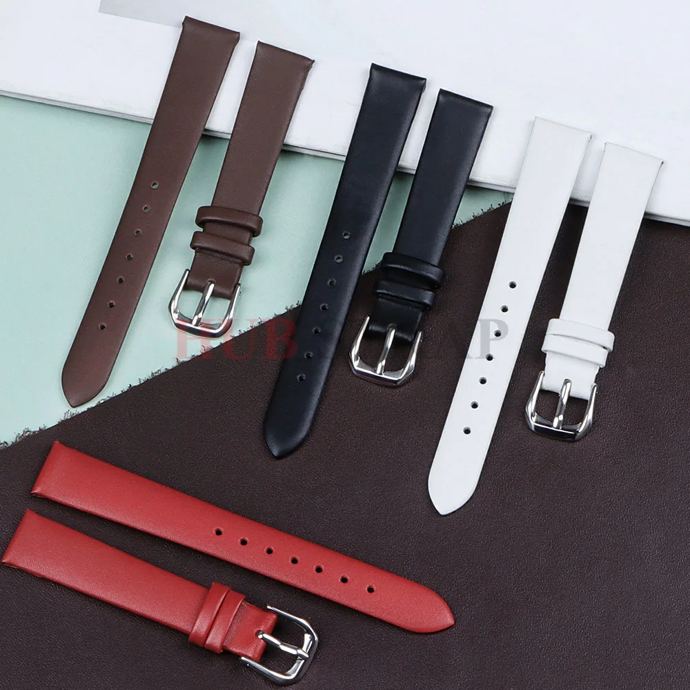 Women's Fashion Genuine Leather Watchband - Small Universal Strap