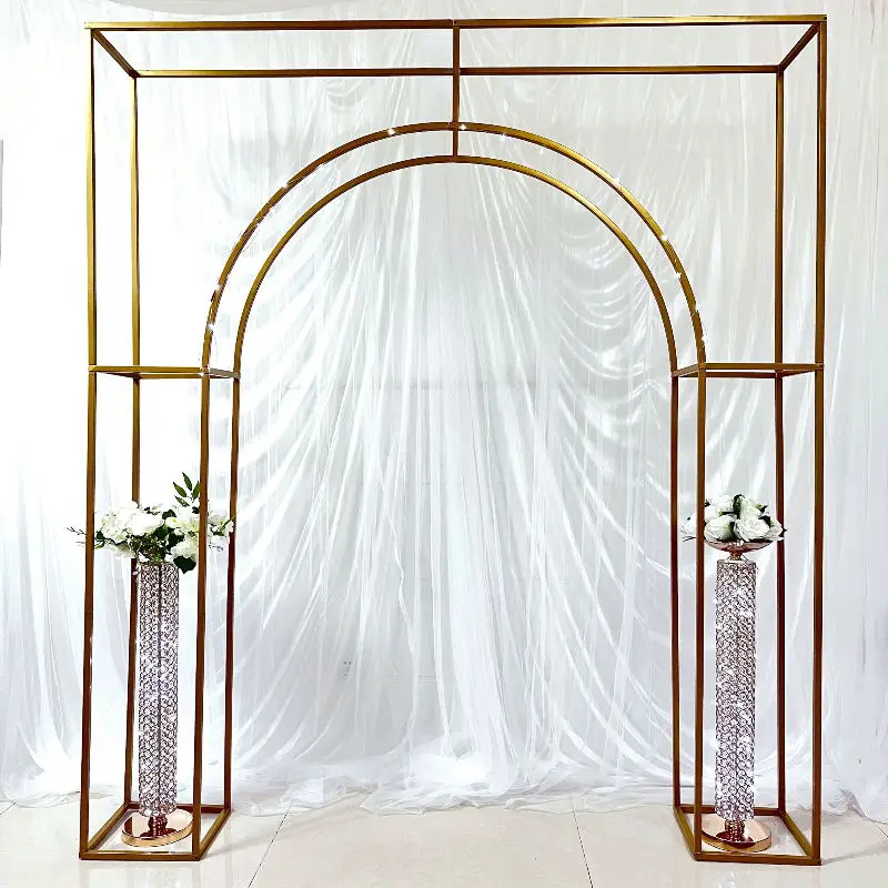 

Luxury Engagement Birthday Party Flower Arch Wedding Mall Shop Welcome Entrance Door Frame Balloon Christmas Garland Backdrops