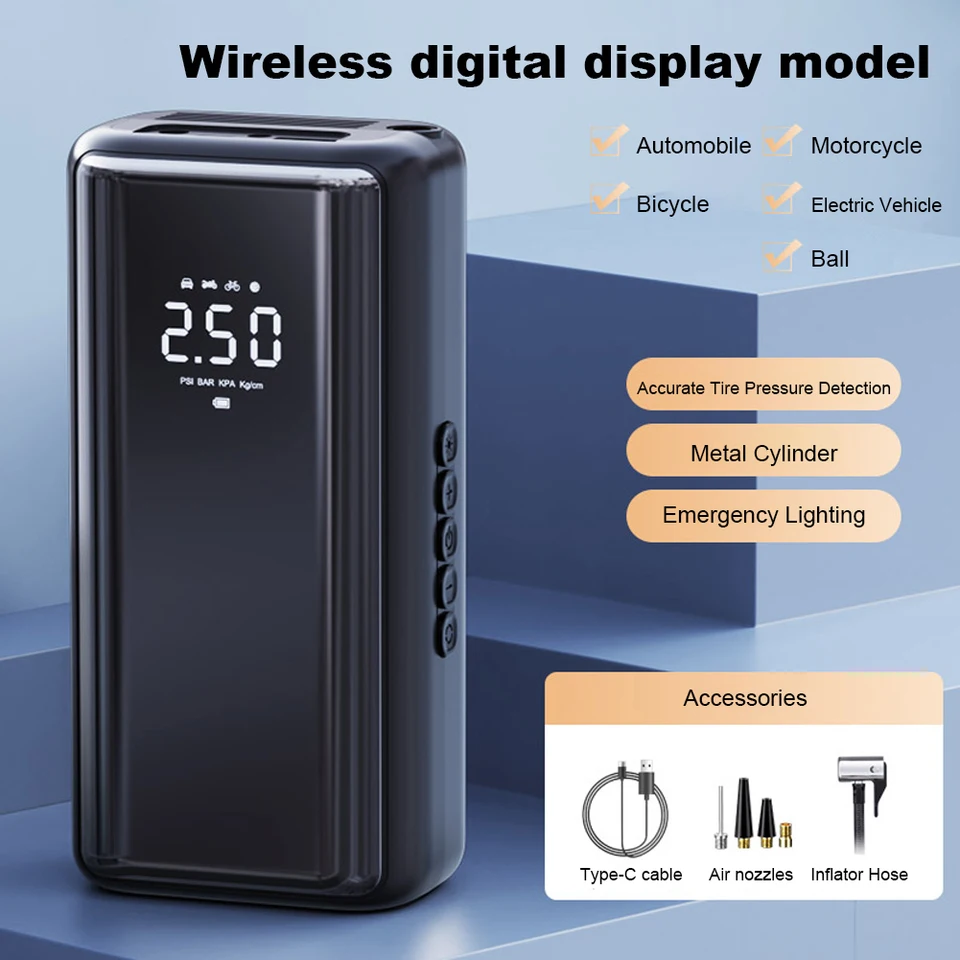 �޴�� ���� ��â�� ����, ���� �ڵ��� ���� �����, ������ ������� ������ Ÿ�̾�, ��Ʈ ��, 150PSI, 1500mAh