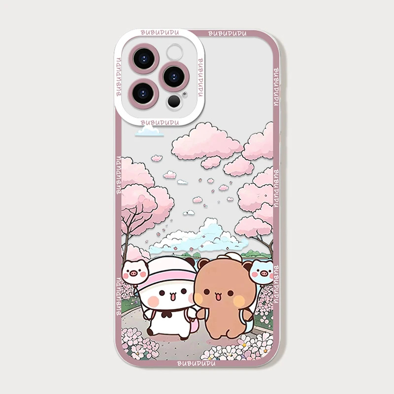 Charming BUBU DUDU Couples Clear Phone Case - Soft Cover