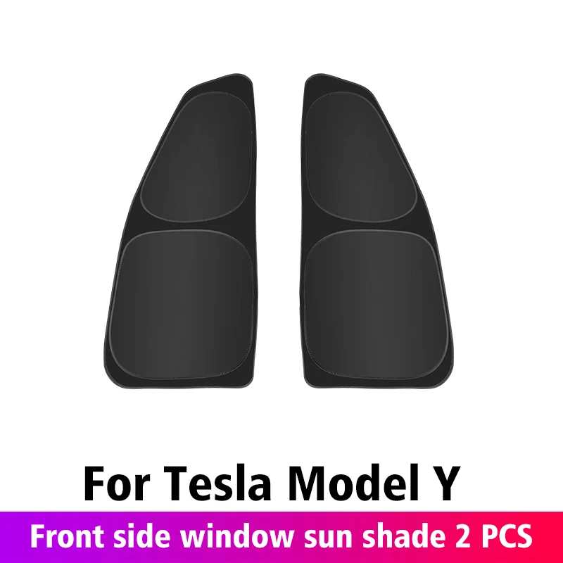 For Tesla 2021-2022 Model 3 Model Y Car Front Rear Windshield Sun Shade Privacy Trim Side Window Sunshade Decorative Accessories car decals Other Exterior Accessories