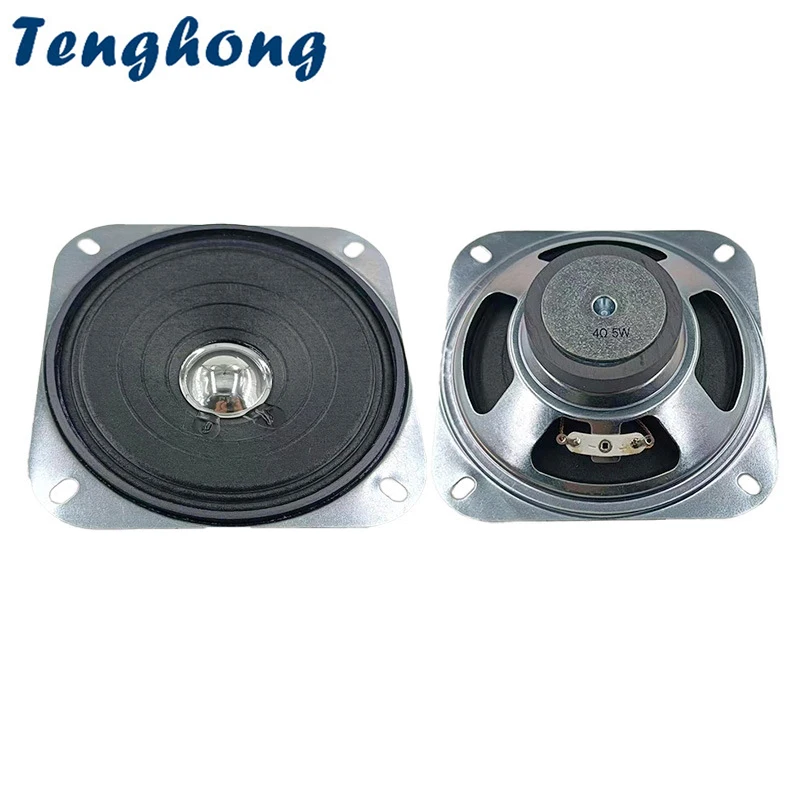 2pcs 4 Inch 102MM 8 Ohm 5W Full Range Speaker Unit Advertising Machine Toy Car Security Broadcast Voice Prompt Audio Loudspeaker