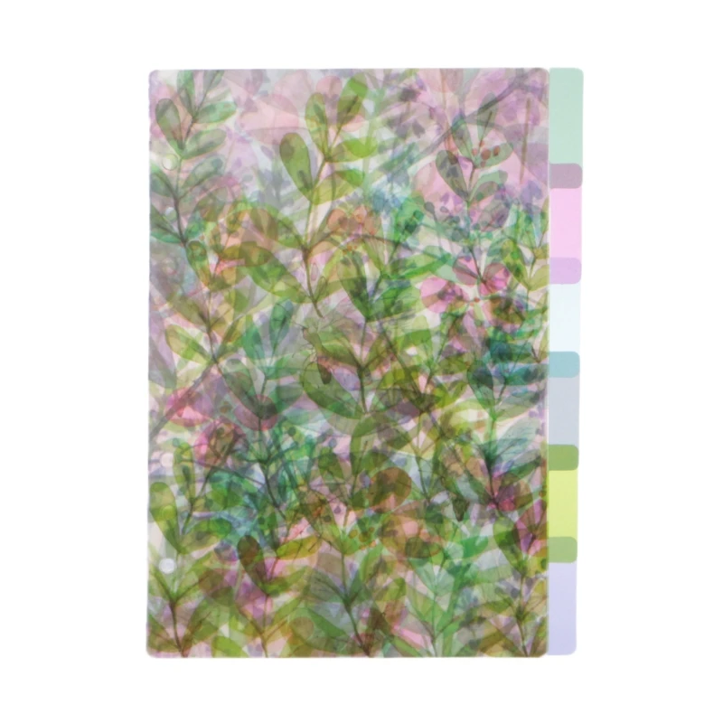 A5 A6 A7 Catoon Clear Divider 색인 페이지 6 홀 바인더 Y98A 용 분류 분류기