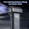 Mini Powerful Air Blower 130000RPM 52m/s Brushless Motor Portable Turbo Jet Fan Blower Battery Air Duster Blower For Car Leaves 2