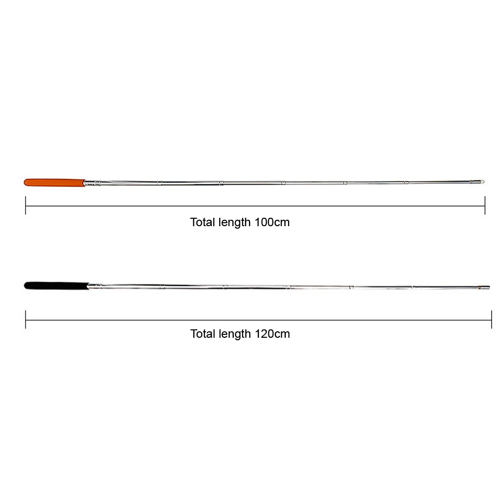 Professional Teaching Touch Whiteboard Pen Felt Head 1m Stainless Steel Telescopic Pointer Teacher Accessories For Classroom