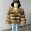 BEIZIRU Real Fox Fur Raccoon Jacket Children's  Coat Warm In Autumn And Winter For Kids 3-8 Years Children 1