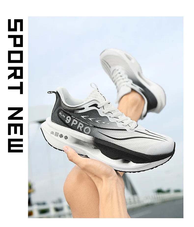 2026 Fashion Running Shoes Carbon Plate Marathon Men's Sports Shoes Anti Slip Shock Absorbent Training Shoes Women Tennis Shoes Saaf4313b70264891908e4e8186092054L