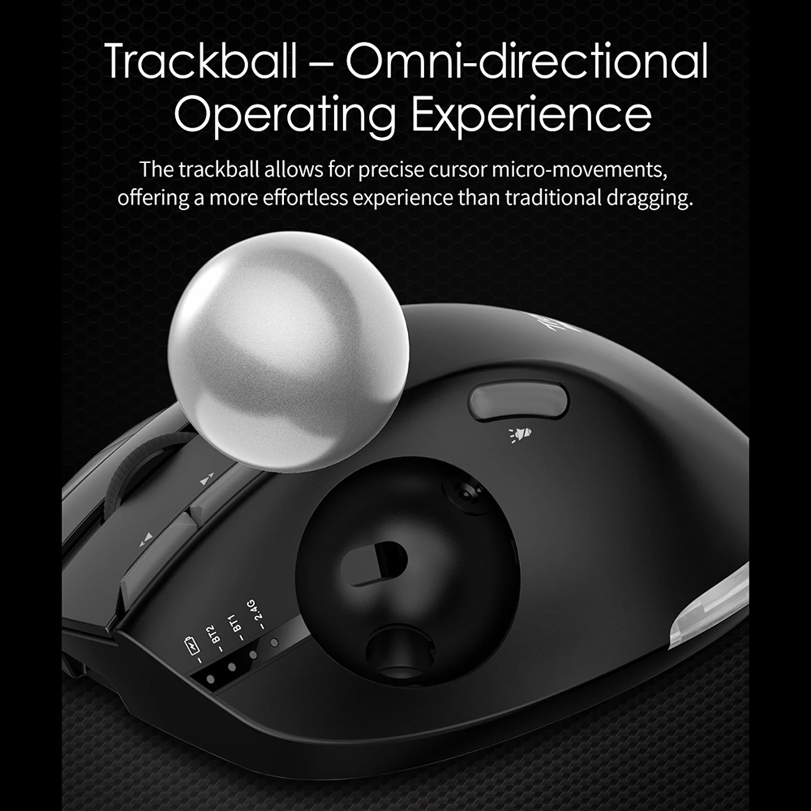 Mice mouse for laptop Mouse Wireless Triple Mode BT RGB Computer Mice with Programmable Adjustable Mouse Angle mouse trackball - 4