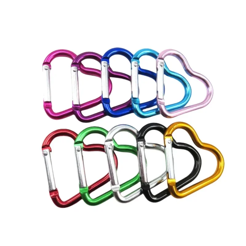 Outdoor Heart-Shaped Carabiner Keychain Clip 3