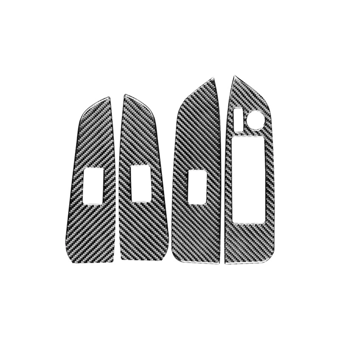 

Наклейка на окно автомобиля из углеродного волокна для интерьера Toyota Highlander 2015-2021