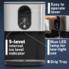 Chef Self Dispensing Nugget Ice Maker Countertop, 46LB Per Day Automatic Chewable Ice, 1.8LB Per Hour 5