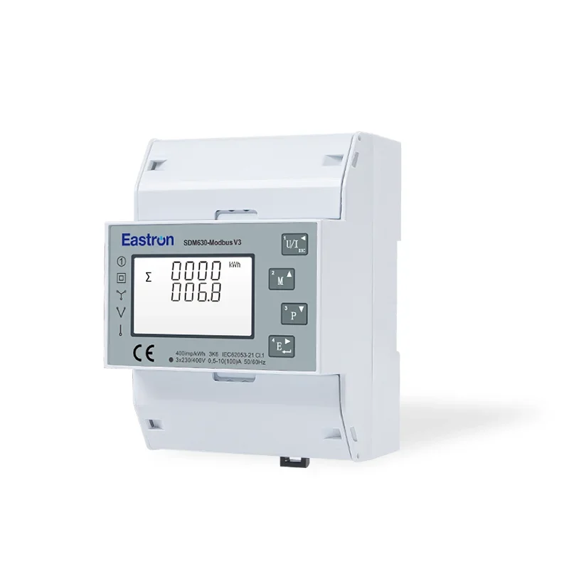 SDM630Modbus V3 Multi-function Power Analyser For PV Solar System