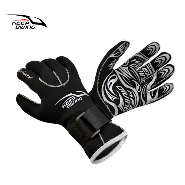 KEEP DIVING 3MM Genuine Neoprene Gloves Anti Scratch and Keep Warm for  Scuba Diving Winter Swim Spearfishing Kayaking Surfing - AliExpress