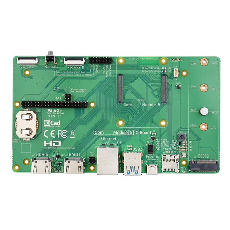 ����� ���� CM5 IO ���� ���̽�����, ����� ���� ��ǻ�� ��� 5 IO �����, M.2 NVMe SSD ����