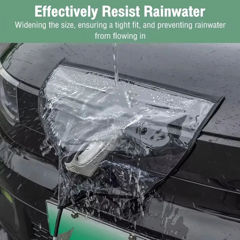 Universal Electric Car Charging Rain Cover Waterproof Dustproof Outdoor