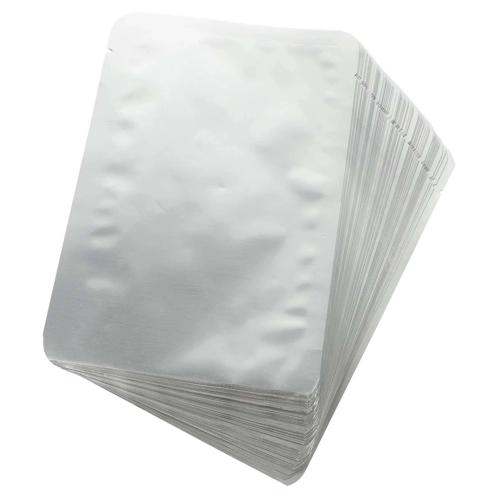 

100 Pcs Myra Food Tin Foil Bag Compression Packing Bags Resealable Three-side Sealing