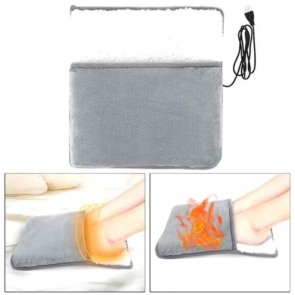 

Foot Warmer Useful Thermostatically Heated Washable Power Saving Electric Foot Heating Pad for Office