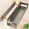 Wall-Mounted Spice Rack Multifunctional Item Shelf Kitchen Tools Kitchen Condiment Storage Rack Seasoning Organizer Shelf 4