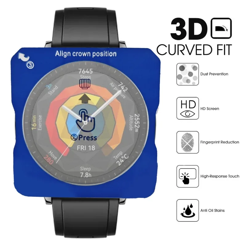 Pack of 5 Tempered Glass Screen Protectors with Easy Install Tool