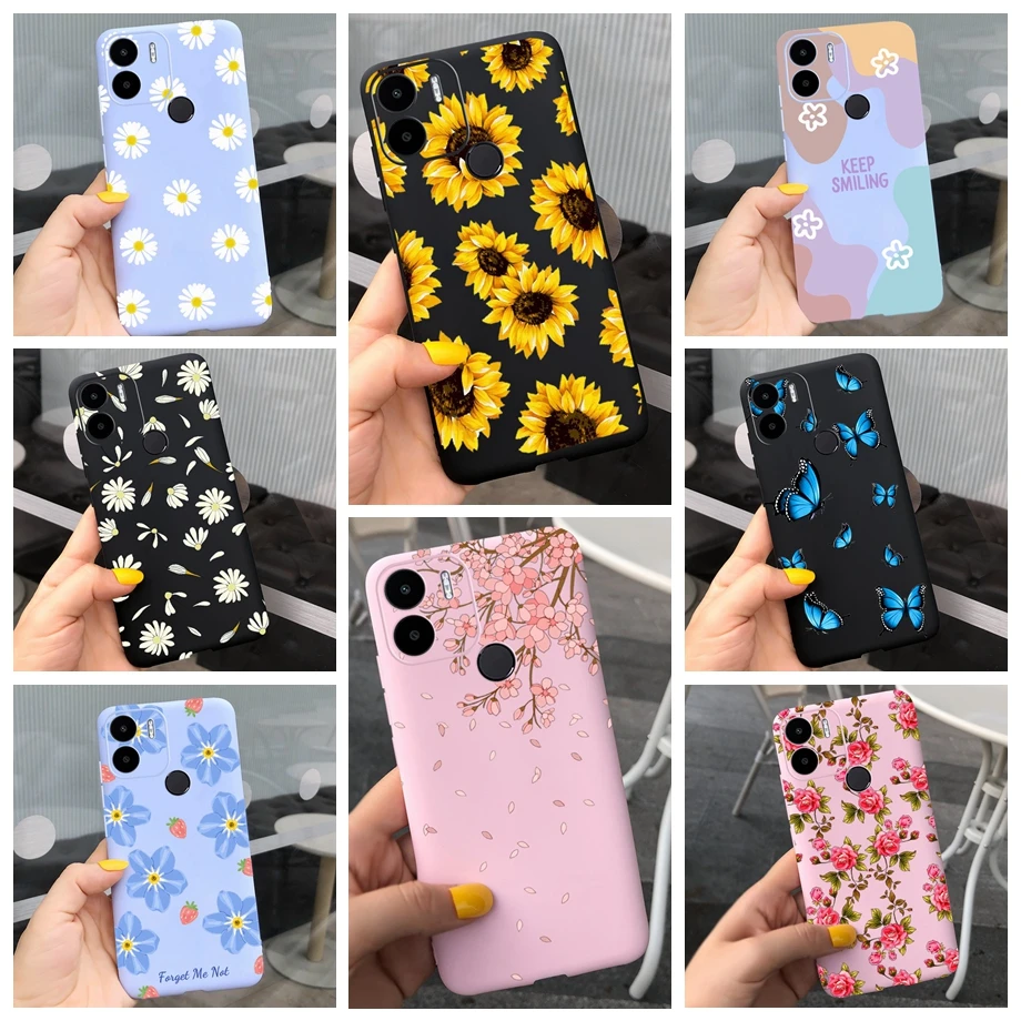 Per Redmi A1 Plus A1 + Custodia Xiaomi Mi A1 A2 Lite Back Coque Fundas Girasoli Daisy Butterfly Pattern Soft Bumper Xiaomi Redmi A1