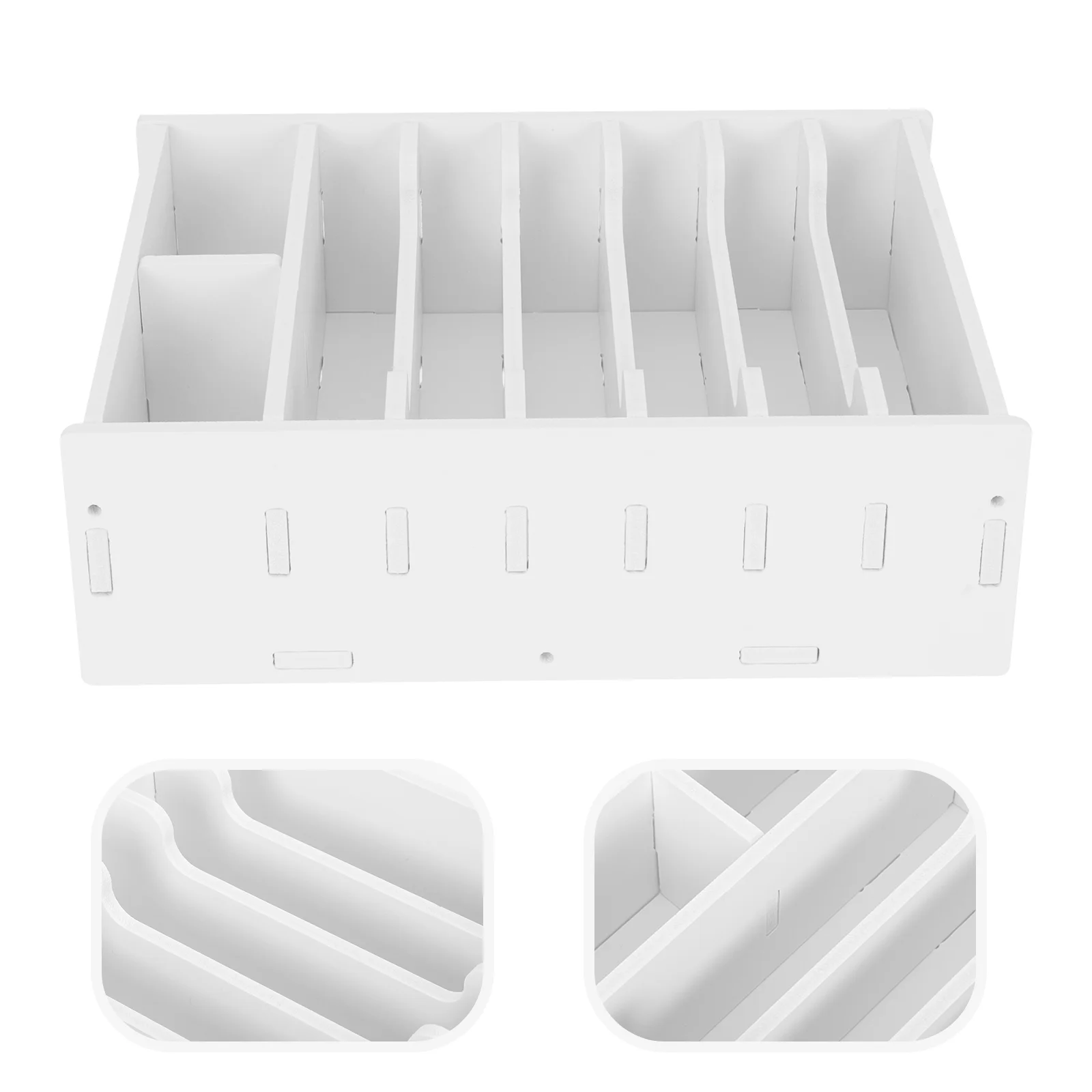 

Topbathy Receipt Storage Box Cellphone Holder Desk Desktop Drawer Cell Phone Stand Cash Collection Box Cash Till Box