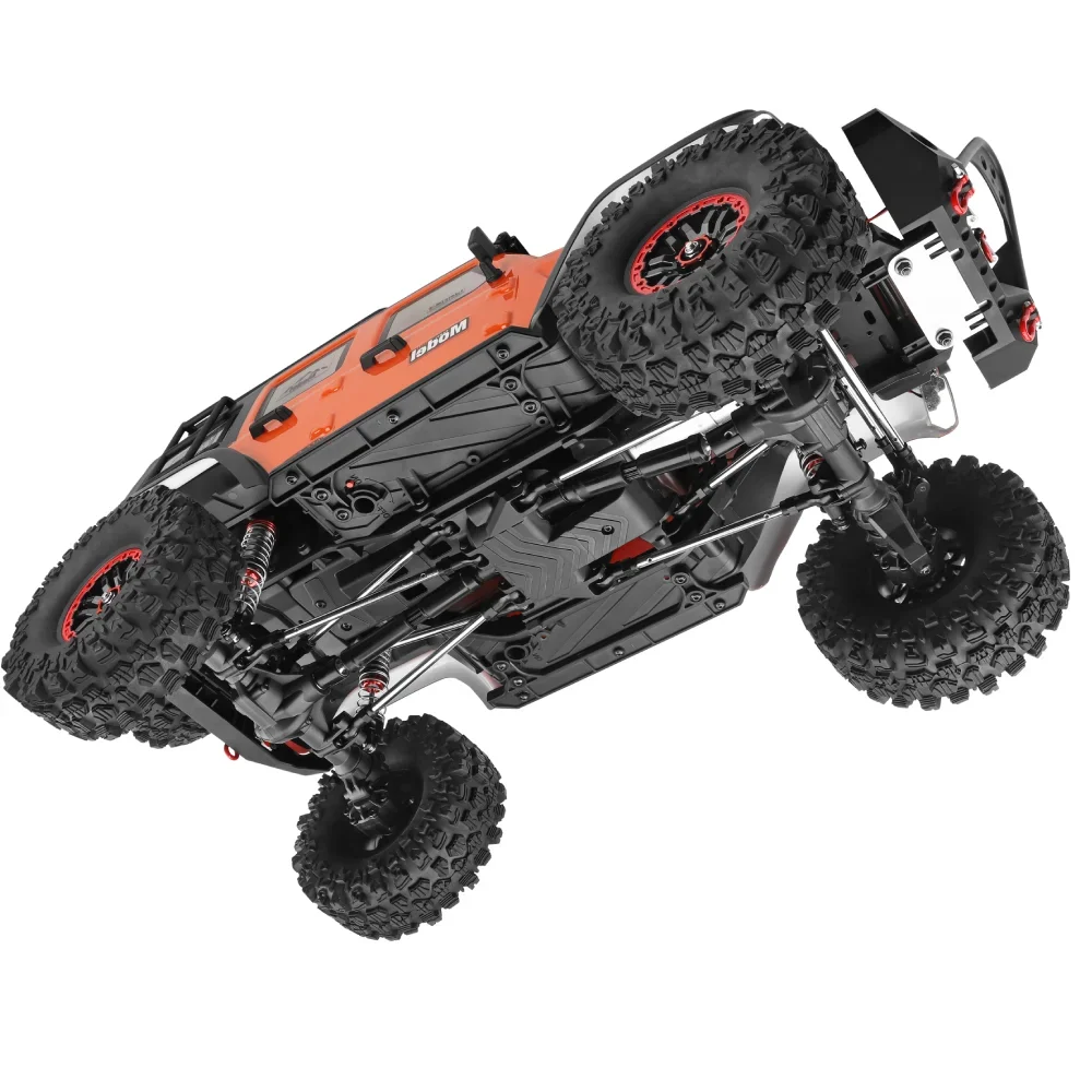 Wltoys 104010 RTR 1/10 2.4G 4WD RC Car Rock Crawler Off-Road Climbing Truck Full Proportional LED Light Vehicles Models Toys 4