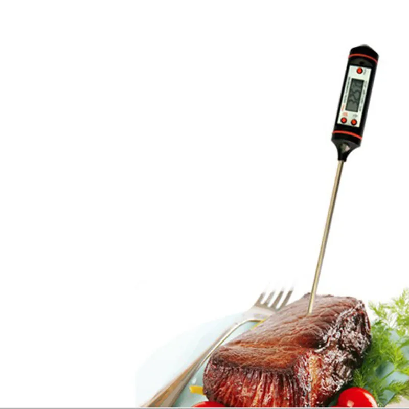 Digital LCD Meat Thermometer Cooking Food Kitchen BBQ Probe Water Milk Oil Liquid Oven test