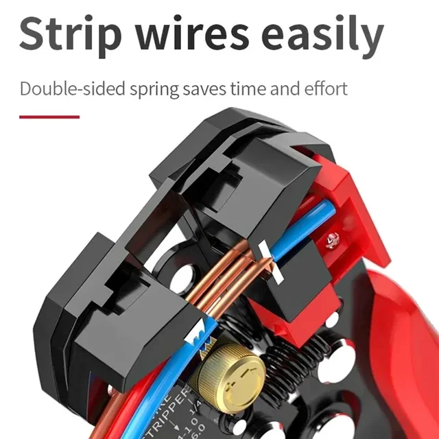Professional Wire Stripper & Crimper Tool 6