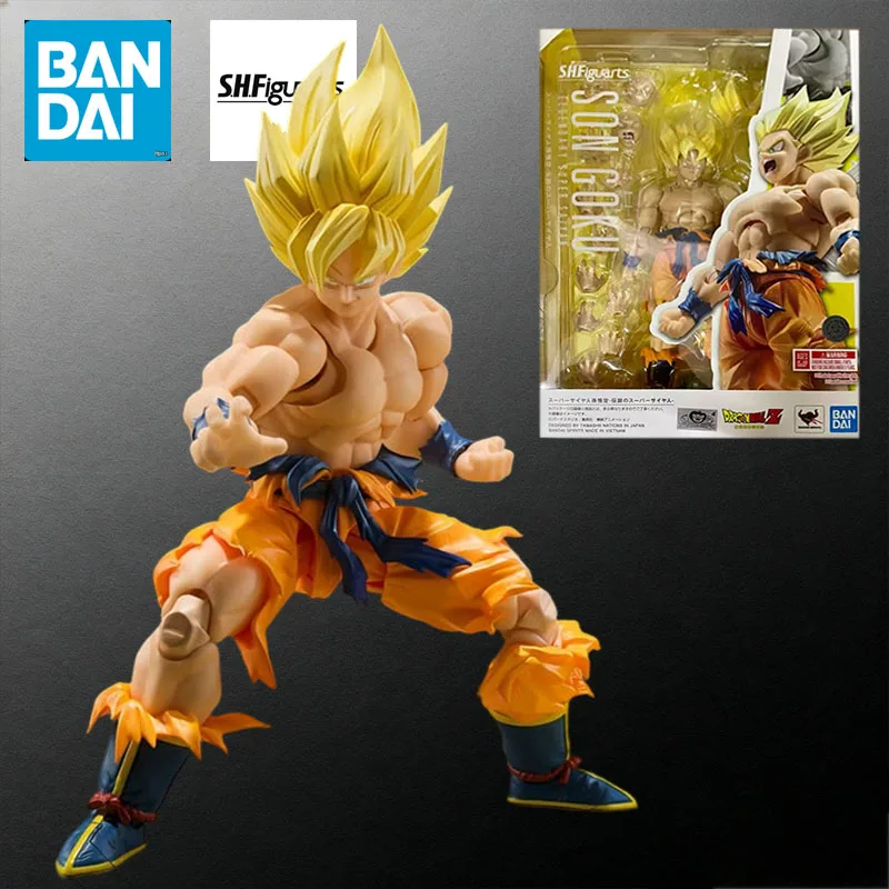 반다이 오리지널 모델 키트 S.H.Figuarts 드래곤 볼 Z 크릴린& 피콜로 애니메이션 액션 피규어 모델 장난감 소년을 위한 모델 선물