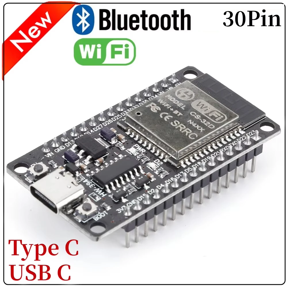Wireless Dual-Core ESP32 Development Board with Ultra-Low Power Consumption