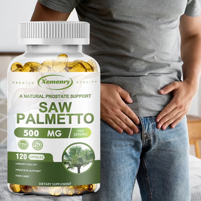 Saw Palmetto Berries-Relieve Frequent Urination, Prostate Health, Hair Growth, Urinary Tract Health