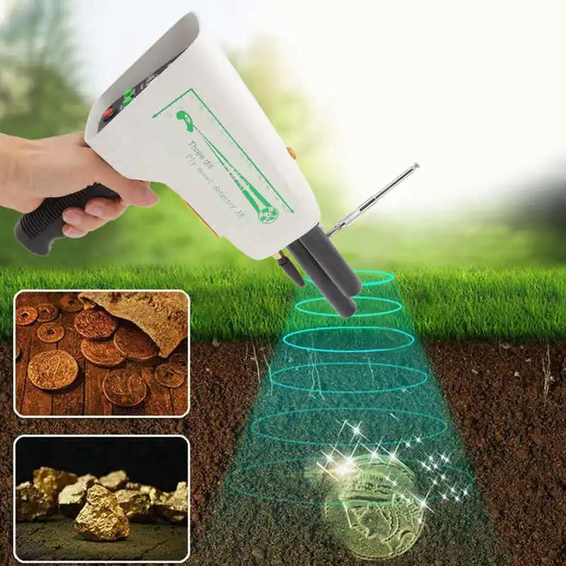 Metal Detector Device 30m Depth 1000m Range A8 Display Protection Handheld Metal Detector for Outdoor 100‑240V