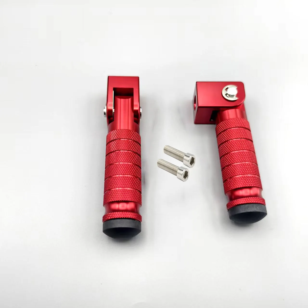 오토바이 자전거 전기 자동차 오토바이 카트 스쿠터 8mm 범용 페달 접이식 발판 Footpeg 호환