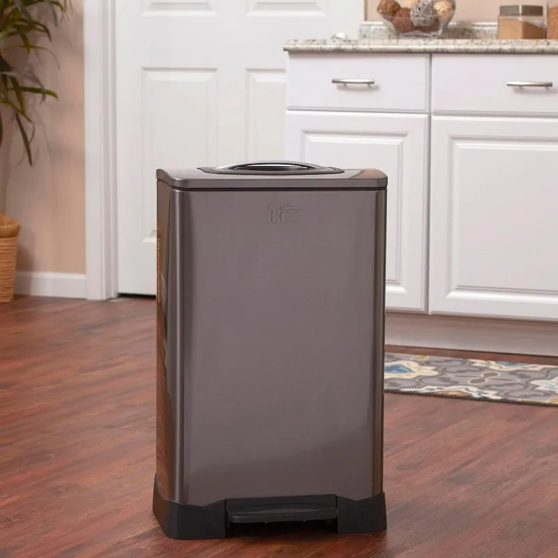 Household Essentials TK10XL-1 Trash Krusher 50L, 50 Liter, Black Stainless 2
