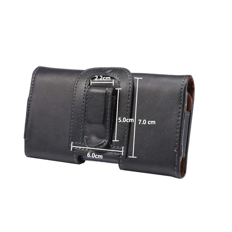 Universal Genuine Leather Belt Holster Case and Waist Bag