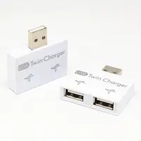 69HA USB Hub Adapter Converter Male To Twin Dual 2 Port For PC Computer Accessory USB 2.0 Splitter Hub 2 USB 2.0 Port - Image 5