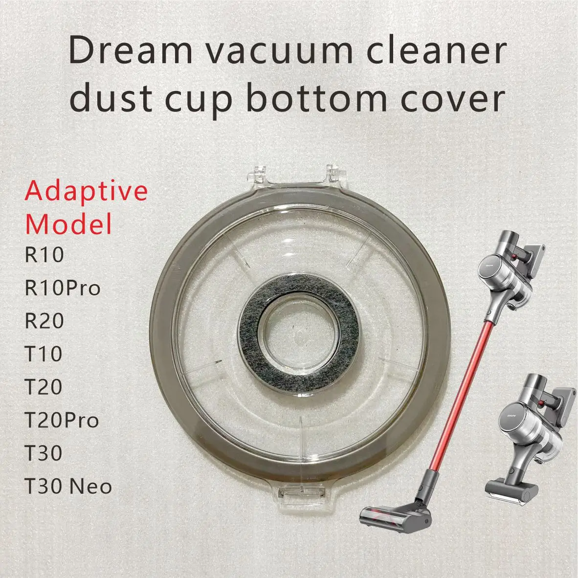 Cyclone Remplacement Dreame Filtre Cyclone De Rechange Pour Aspirateurs Dreame T10/T20/T30/T30 NEO/R10/R10Pro/R20 Filtre Pour Dreame T30 R10
