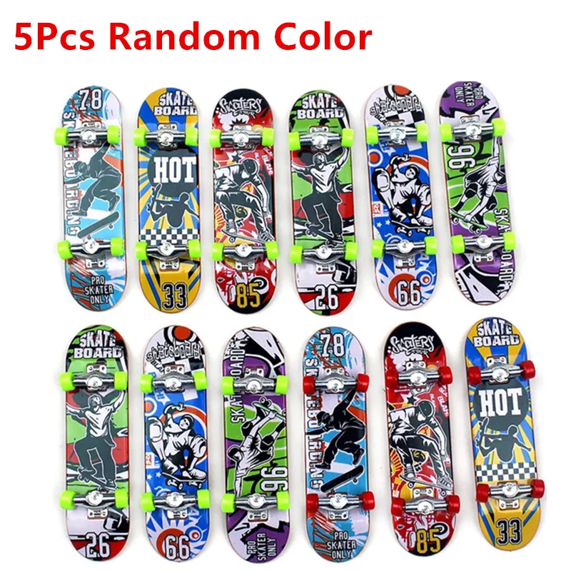 Kids Mini Fingerboard Set 10Pcs/5/1Pc Boys/Girls Birthday Gifts Kids 6-8 Creative Professional Stents Fingers Skate finger skateboard toys fingerboard set