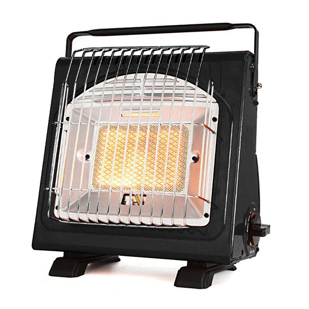 Outdoor Gas Heater Camping Fishing Warmer Butane Propane Double Burner  Heating Stove Infrared Ray Gas Heater Drying Cloth - AliExpress