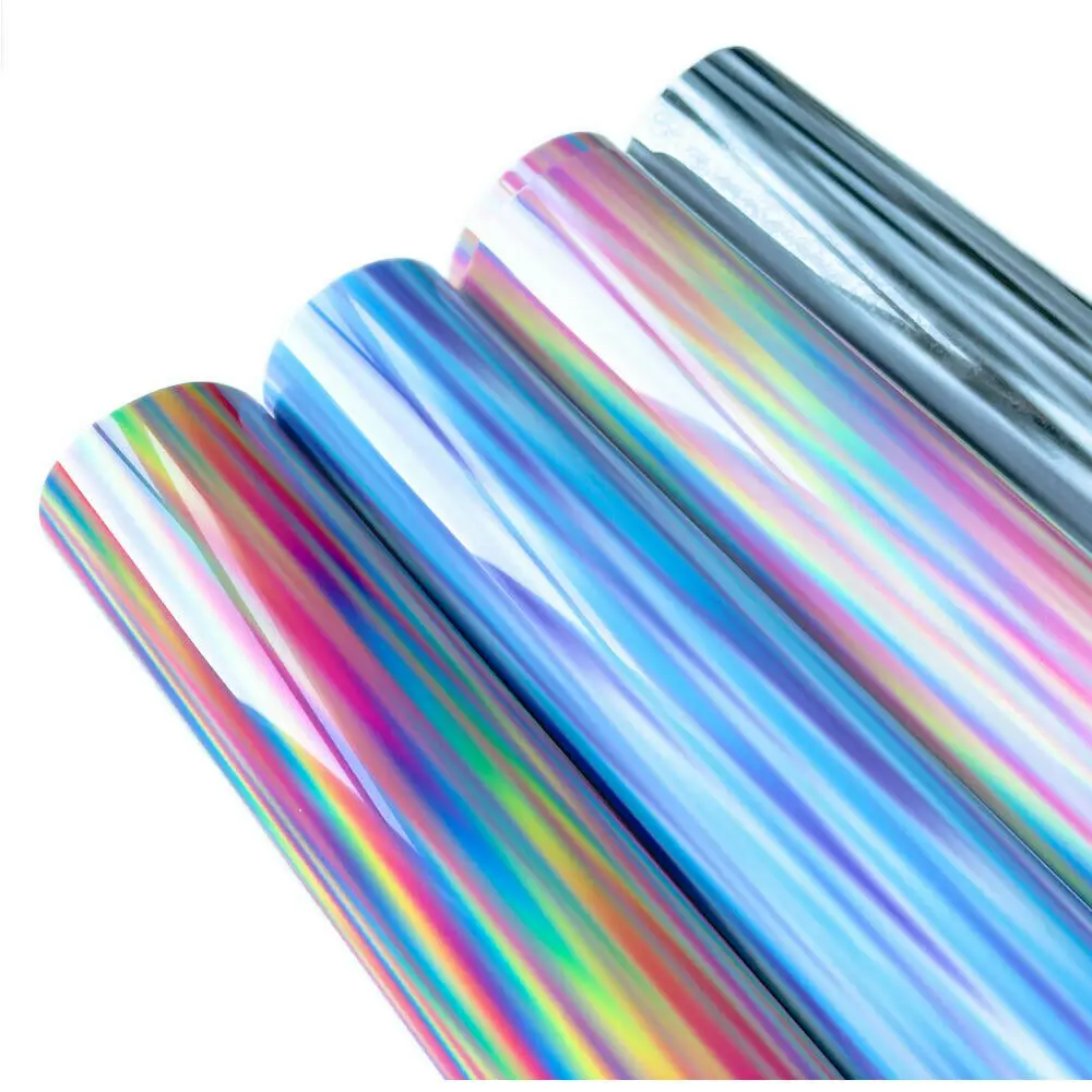 12"x10" 4pcs Neon Color Heat Transfer Vinyl Iron on Clothes Fabric Bag Decor HTV Bundle Sheets Vinyl DIY Sign Pattern for cut