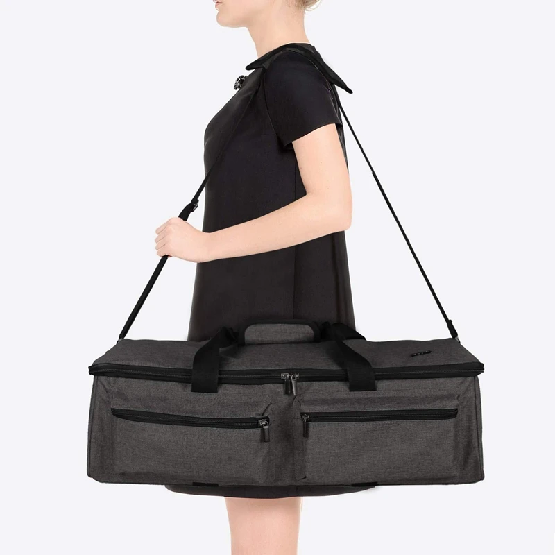 Carrying Bag Compatible with Explore 2, Storage Tote Bag Compatible with  Silhouette Cameo 3 and Supplies Gray 