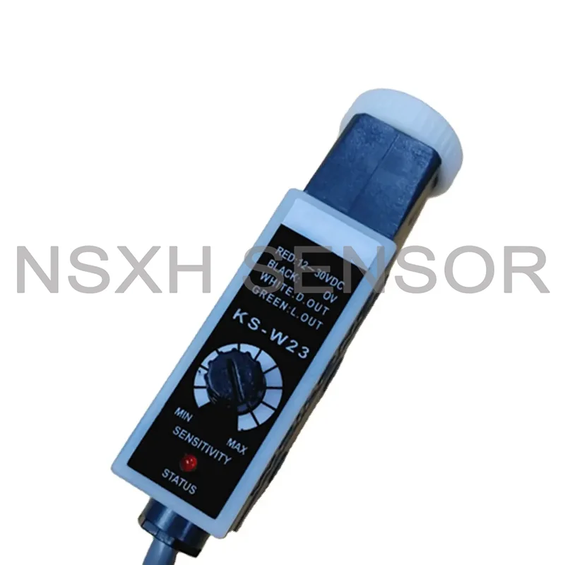 

Color Code Sensor KS-W23 (White Light Source) NPN Bag Making Machine Photoelectric Switch Sensor Replace KS-C2W