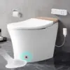 Smart Toilet Bidet Toilet Foot Sensor Flush Heated Seat Multi Function Remote Control Soft Closing Seat Smart Bidet Automatic 1