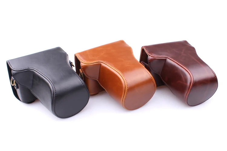 Custodia Per Fotocamera Borsa In Pu Con Cinturino Per Fotocamera Digitale Canon Eos M10