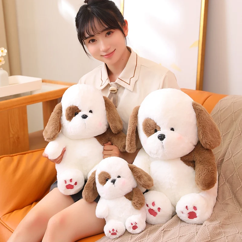 Kawaii Cartoon Animal Dog Plush Toy Soft Stuffed Cute Puppy Doll Large Pillow Room Decorations Children Birthday Gift 10 50pcs watercolor animal pvc graffiti stickers aesthetic decorations scrapbooks diy children s mobile phones stationery