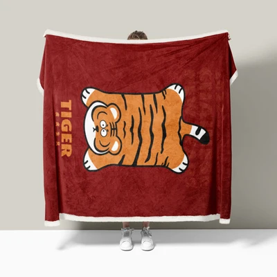 

Cartoon Tiger Plush Carpet, Nap Sofa Mat, Summer
