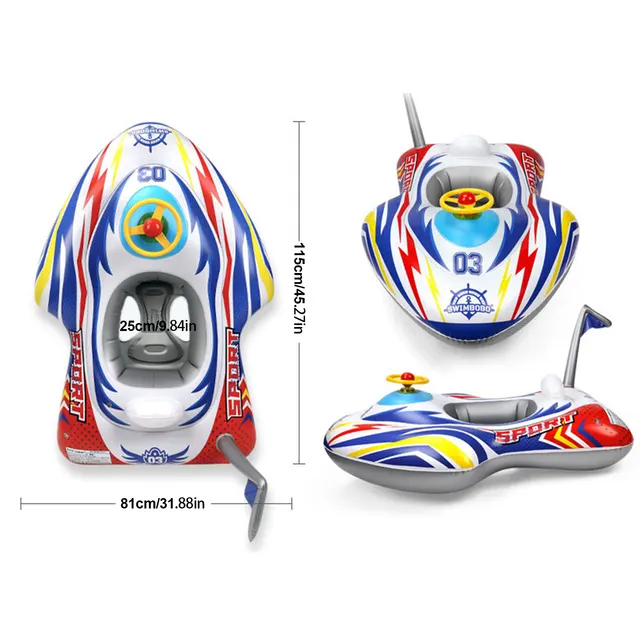 Iatable Float Seat Baby Swimming Circle Car Shape Toddler Swimming Ring Kid Child Swim Ring Accessories Water Fun Pool Toys 6