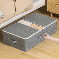 Under bed storage bag Portable folding quilt bag Wardrobe clothing storage box Wardrobe organizer Dustproof bag Large capacity 1