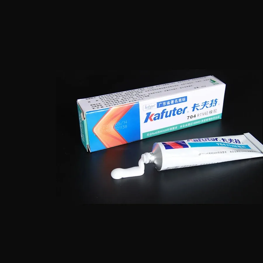 Kafuter Silicone Industrial Adhesive 45g K-704 705 704B RTV Silicone Rubber Glue diy panel repair glue